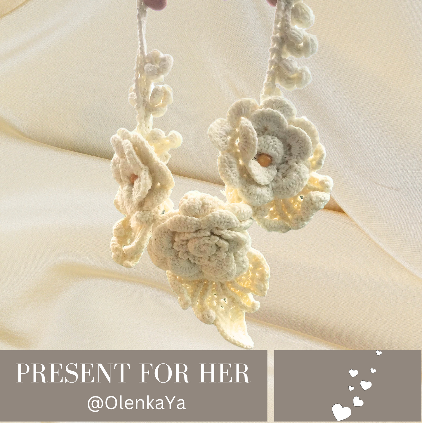 ELEGANT BLOSSOM NECKLACE: A Touch of Handcrafted Beauty