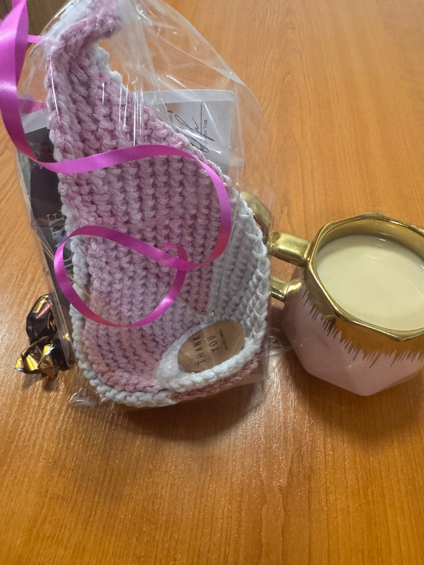 Handmade Crochet Coaster Set (2 pcs) – One of a Kind Home Decor