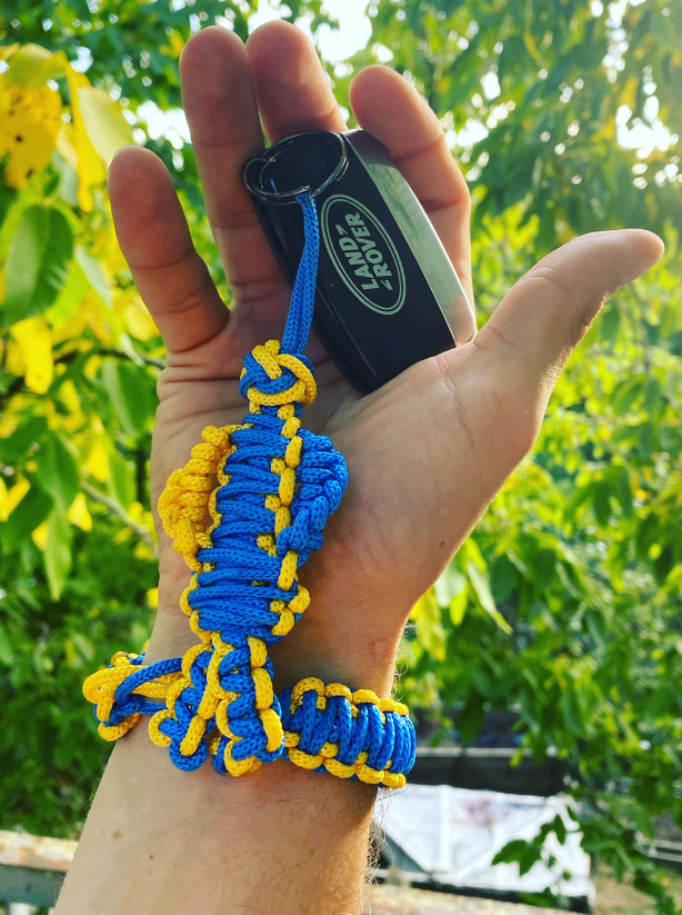 Trendy Ukrainian Bracelets and Keychains — Handmade