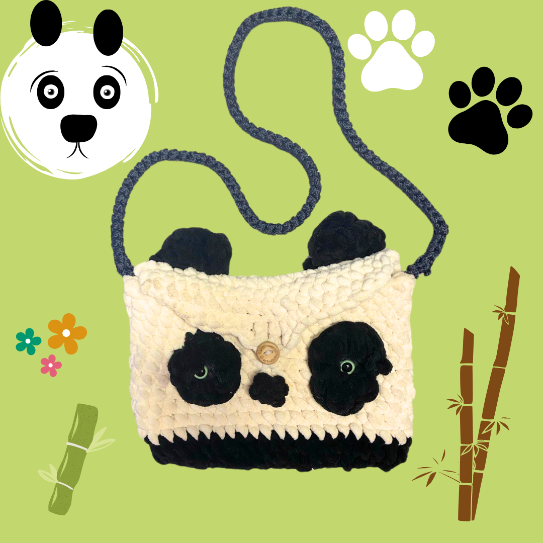 Handmade Panda Bag: Cut and practical!!