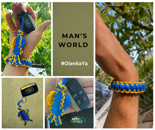 Trendy Ukrainian Bracelets and Keychains — Handmade